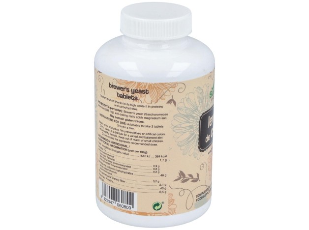 Soria Natural Levadura De Cerveza 500Comp