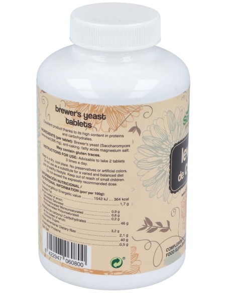 Soria Natural Levadura De Cerveza 500Comp
