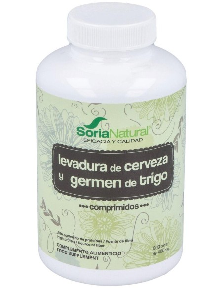 Soria Natural Germen De Trigo + Levadura De Cerveza 500Comp