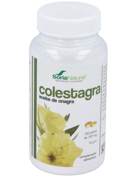 Soria Natural Colestagra - Perlas De Aceite De Onagra 100 Perlas