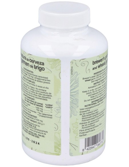 Soria Natural Germen De Trigo + Levadura De Cerveza 500Comp