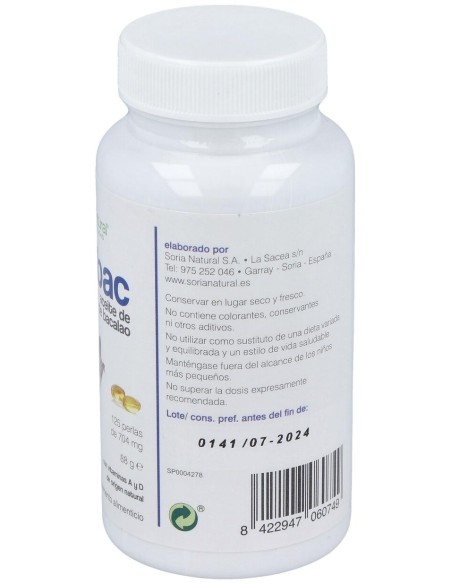 Higabac Aceite De Higado De Bacalao 125 Perlas