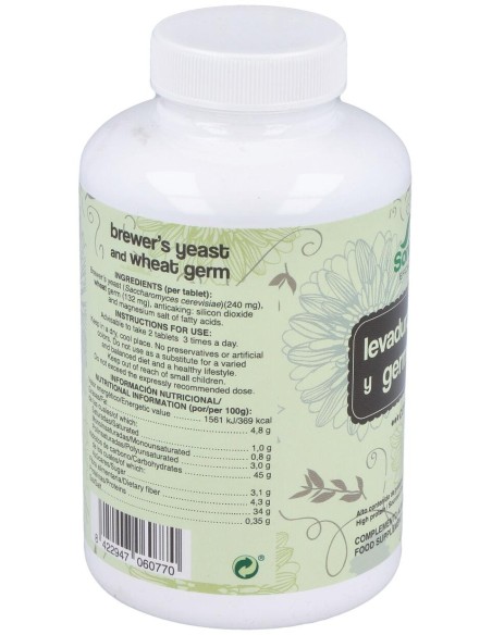 Soria Natural Germen De Trigo + Levadura De Cerveza 500Comp