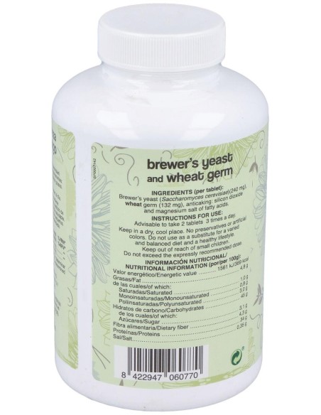 Soria Natural Germen De Trigo + Levadura De Cerveza 500Comp