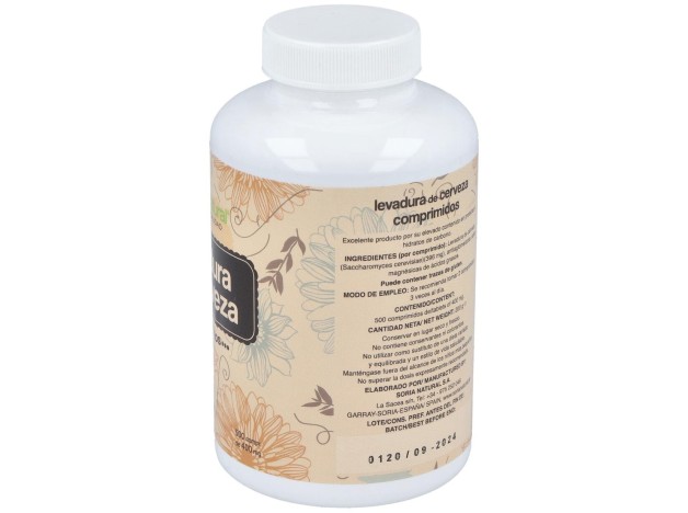Soria Natural Levadura De Cerveza 500Comp
