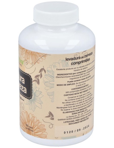 Soria Natural Levadura De Cerveza 500Comp