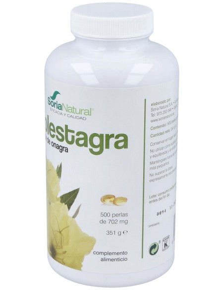 Soria Natural Colestagra Aceite De Onagra 500 Perlas