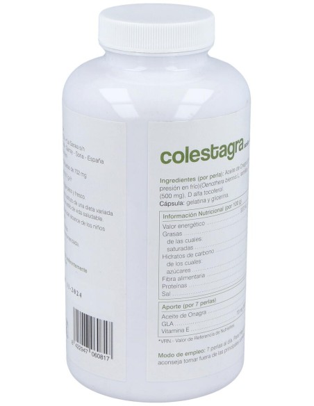 Soria Natural Colestagra Aceite De Onagra 500 Perlas