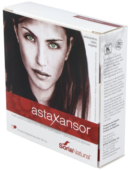 Soria Natural Astaxansor 30 Perlas