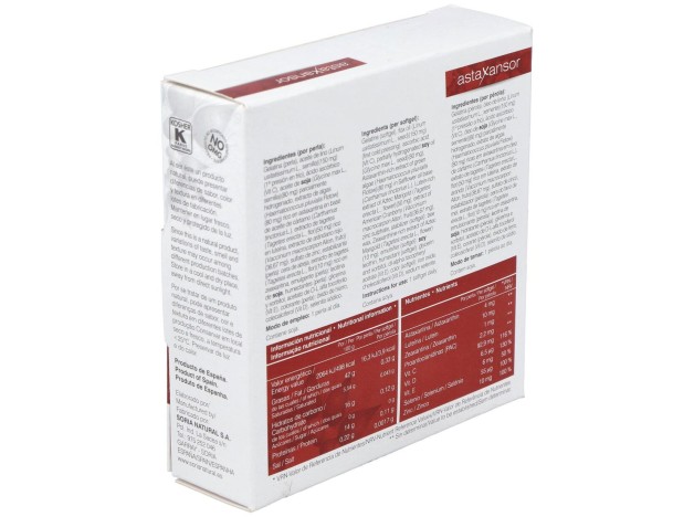 Soria Natural Astaxansor 30 Perlas