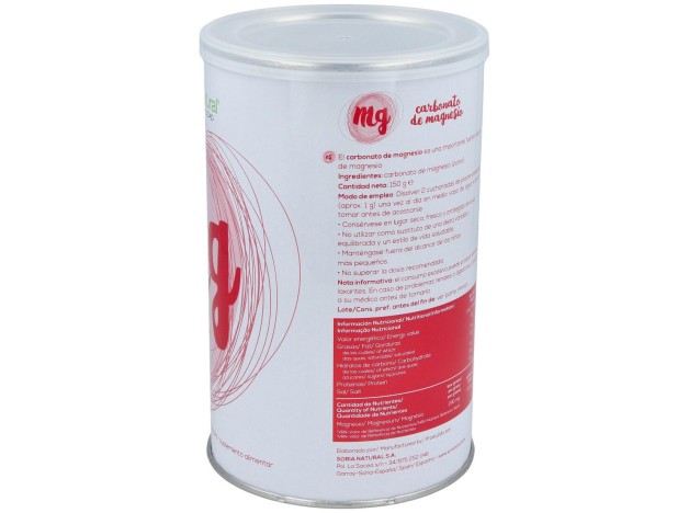 Soria Natural Carbonato De Magnesio 150G