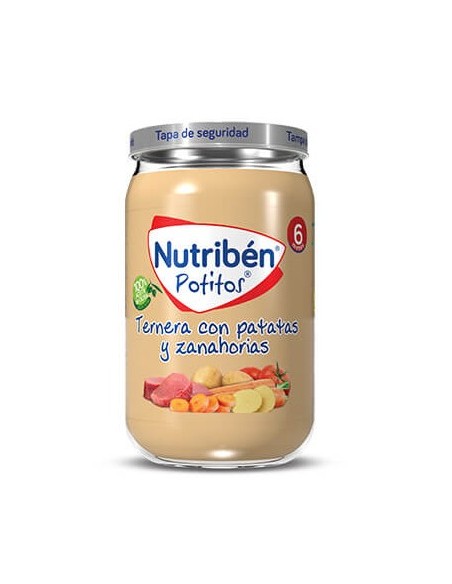 Nutriben Ternera Con Patatas y Zanahorias Potito