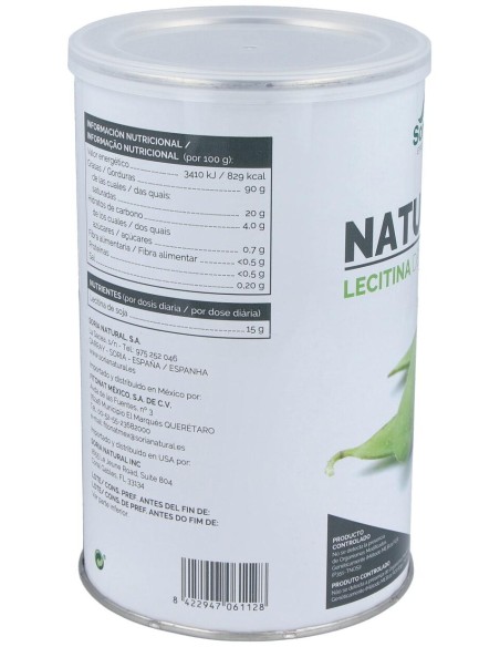 Soria Natural Lecisor Lecitina De Soja 400G