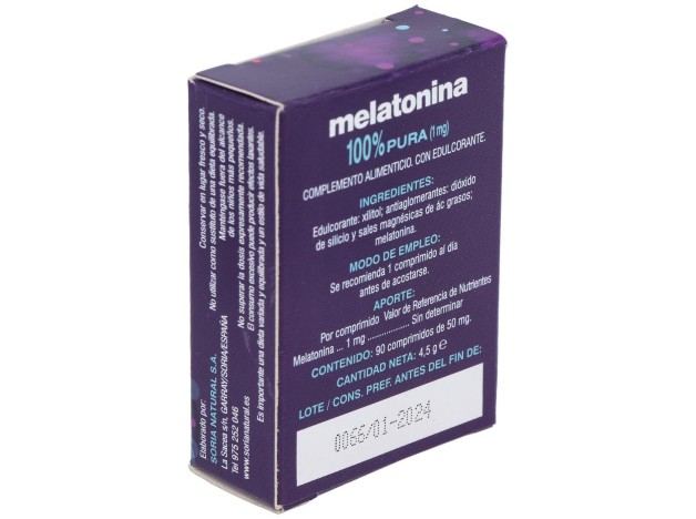 Pharmasor Melatonina 100% Pura 1Mg 90Comp