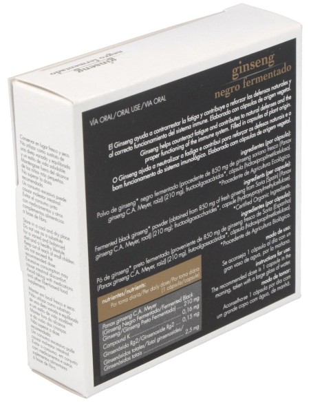 Ginseng Negro Fermentado 24Cap.