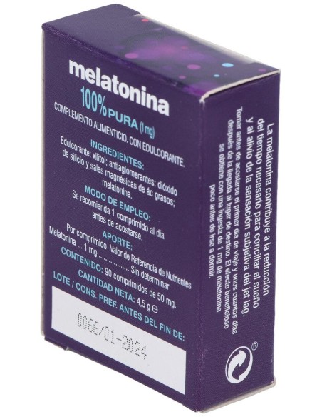 Pharmasor Melatonina 100% Pura 1Mg 90Comp