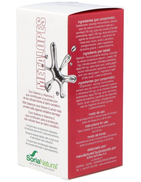 Soria Natural Metalopes 120Comp