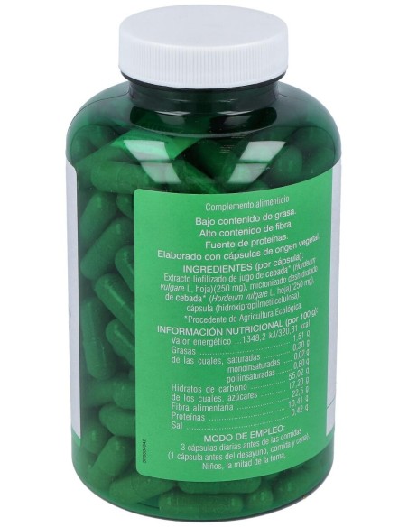 Soria Natural Verde De Cebada 240 Caps De 580Mg