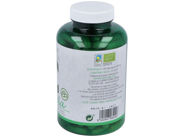 Soria Natural Verde De Cebada 240 Caps De 580Mg