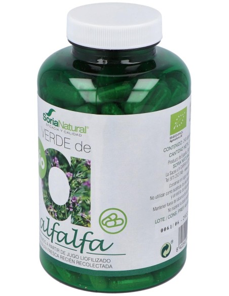 Soria Natural Verde De Alfalfa Bio 240Caps