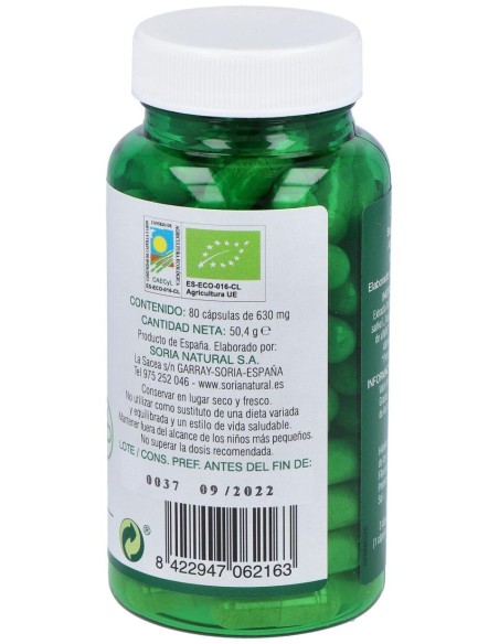 Soria Natural Verde De Alfalfa Bio 80Caps