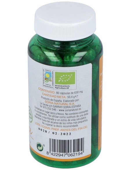 Soria Natural Verde De Alcachofa Bio 80Comp