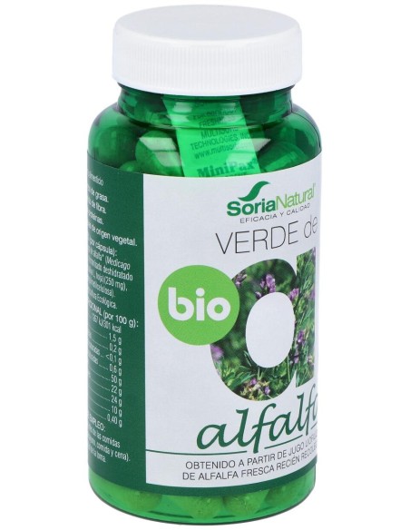 Soria Natural Verde De Alfalfa Bio 80Caps