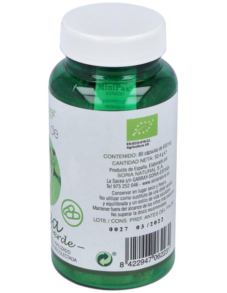 Soria Natural Verde De Ortiga Verde 80Caps