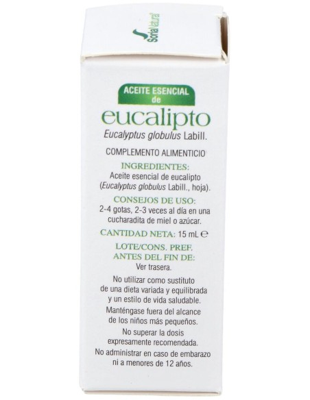 Soria Natural Aceite Esencial De Eucalipto 15Ml