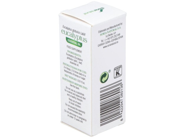 Soria Natural Aceite Esencial De Eucalipto 15Ml