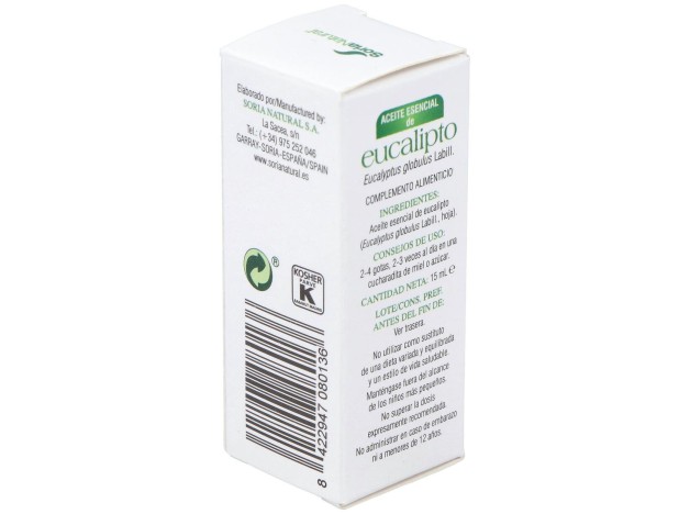 Soria Natural Aceite Esencial De Eucalipto 15Ml