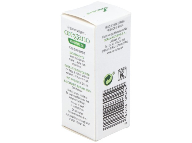 Soria Natural Aceite Esencial Oregano 15Cc