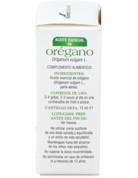 Soria Natural Aceite Esencial Oregano 15Cc