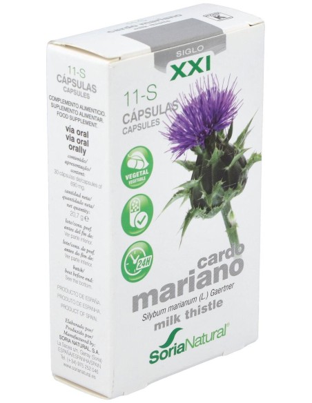Soria Natural 11-S Cardo Mariano 30Cáps