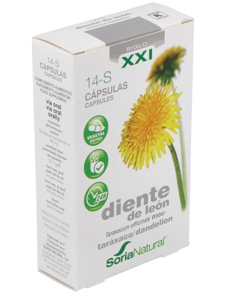 Diente Leon 14-S 30 Cap Xxl Soria Natura