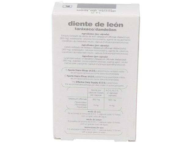 Diente Leon 14-S 30 Cap Xxl Soria Natura
