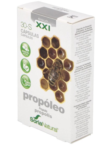 Soria Natural 30-S Propóleo Xxl 30 Cápsulas
