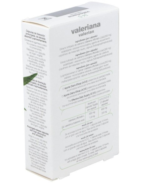 Soria Natural Valeriana Retard 30-S 30Cáps