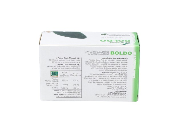 Soria Natural Boldo Comprimidos 60Comp