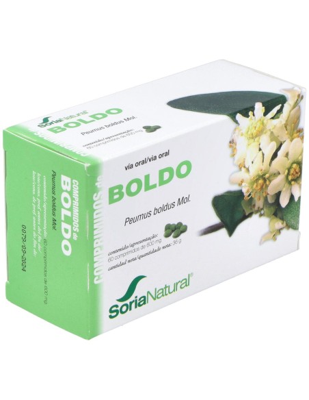 Soria Natural Boldo Comprimidos 60Comp