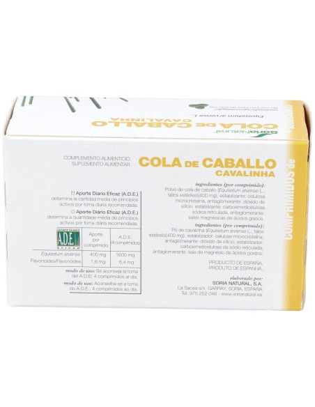 Soria Natural Cola Caballo 60Comp