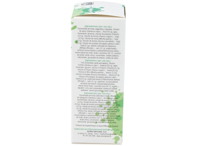 Xarope Infantil Soria Natural Para Respirar Bem...