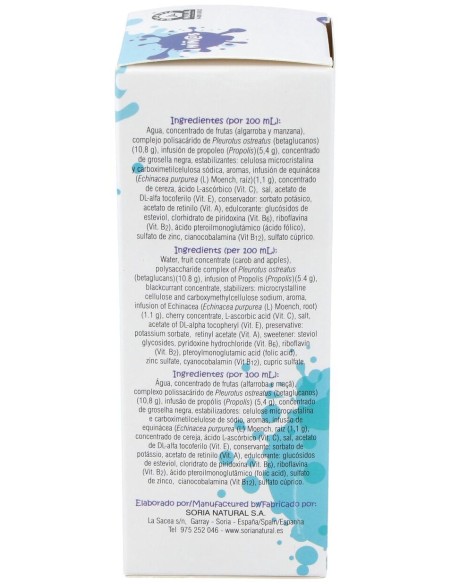 Soria Natural Jarabe Infantil A Protegerse 150Ml
