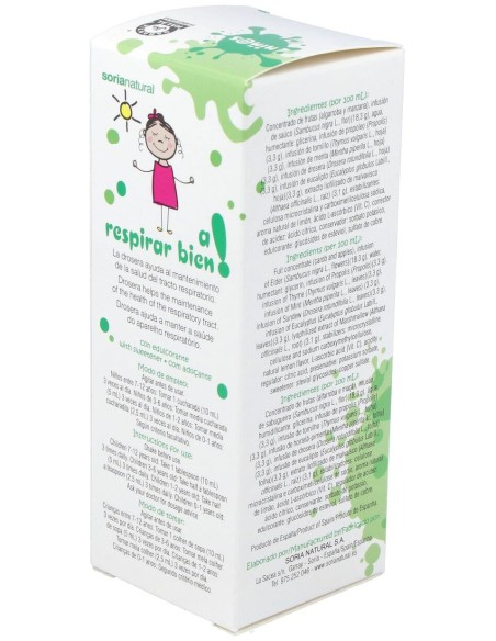 Xarope Infantil Soria Natural Para Respirar Bem 150Ml