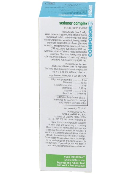 Composor 05 Sedaner Complex Xxi 50Ml.