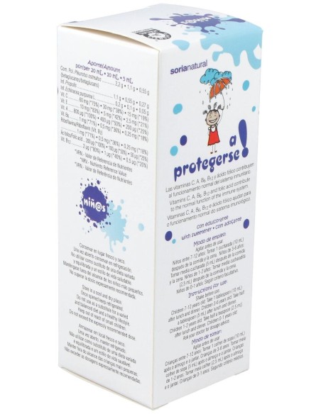 Soria Natural Jarabe Infantil A Protegerse 150Ml