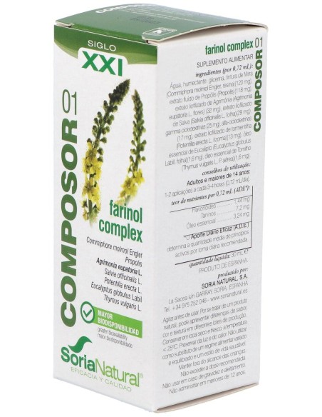 Soria Natural Composor 1 Farinol Complex Xxi