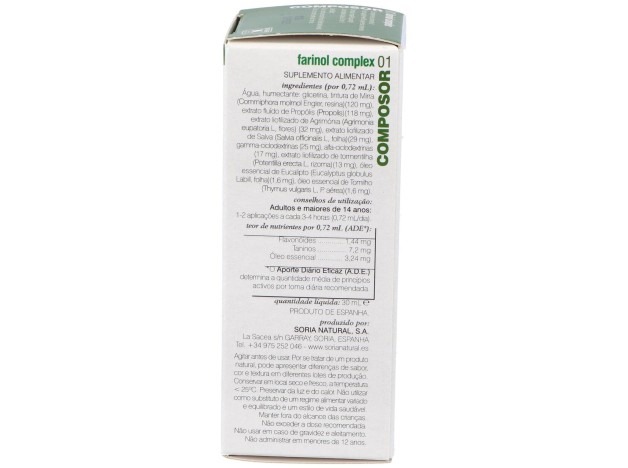 Soria Natural Composor 1 Farinol Complex Xxi