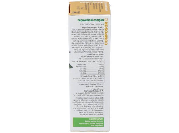 Soria Natural Composor 03 - Hepavesical 50Ml