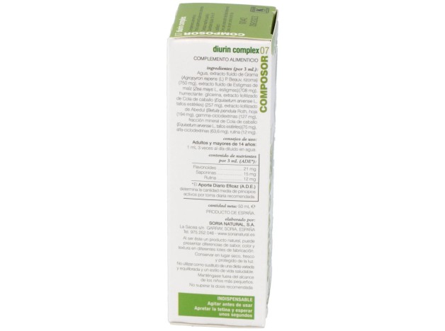 Soria Natural Composor 07 - Diurin Complex 50 Ml
